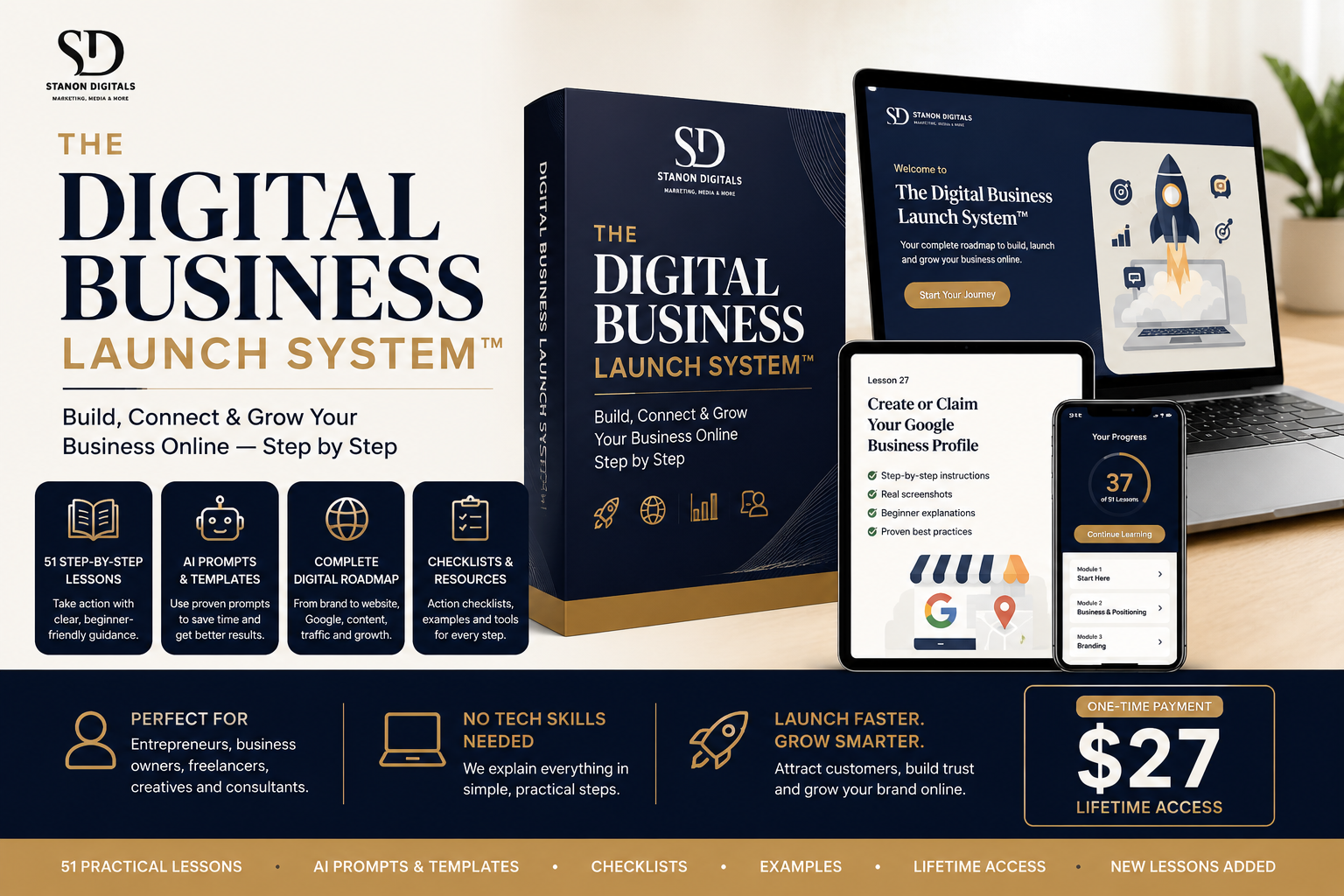 The Digital Business Launch System by Stanon Digitals